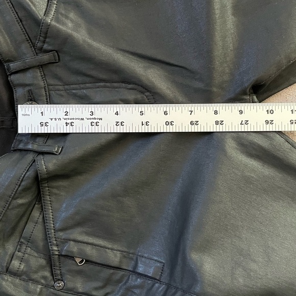 Opus Emily Refined Coated Black Jeans Skinny Fit Size Euro 36 US 6 Chic Moto - Picture 15 of 16